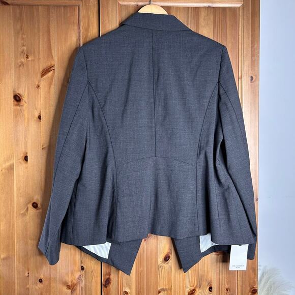 NWT MM Lafleur Hoffman Blazer Wool Gray Women’s 1X Corpcore Professional Career - Picture 10 of 11